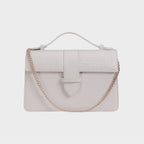 Lille Bag Crocodile White