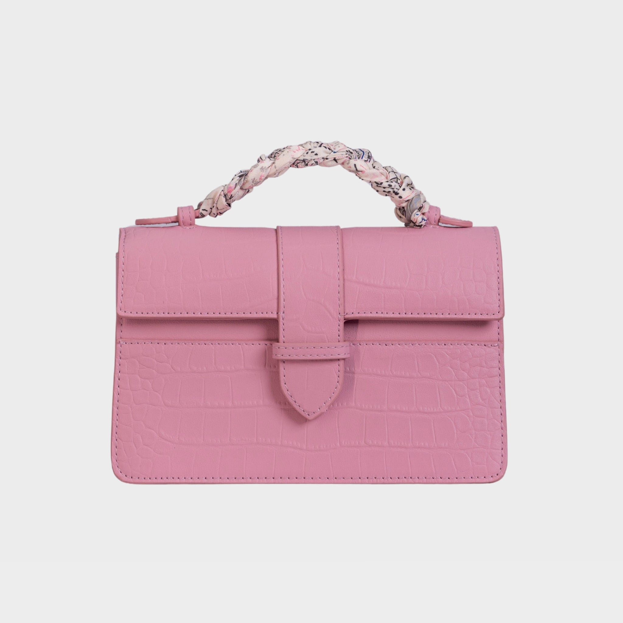 Lille Bag Crocodile Pink