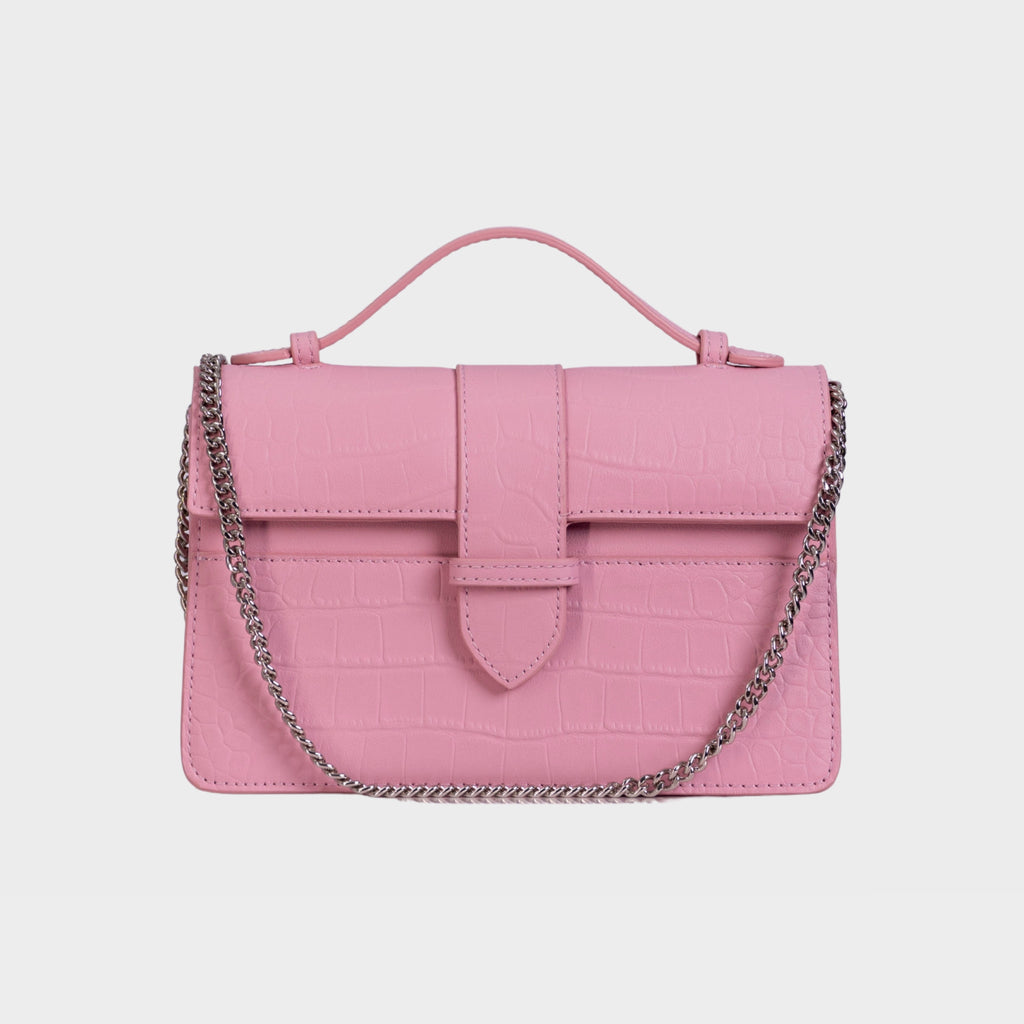Lille Bag Crocodile Pink