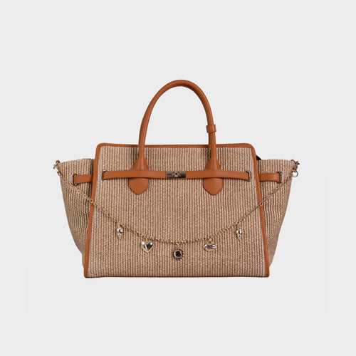 Chez La Mer La Provence Bag Medium Camel