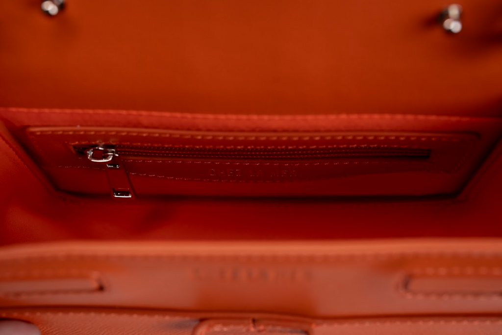 Lille Bag Orange Epsom Leather