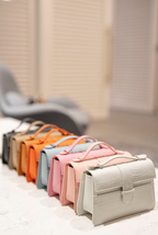 Lille Bag Crocodile Pink