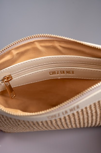 La Provence Clutch Off White