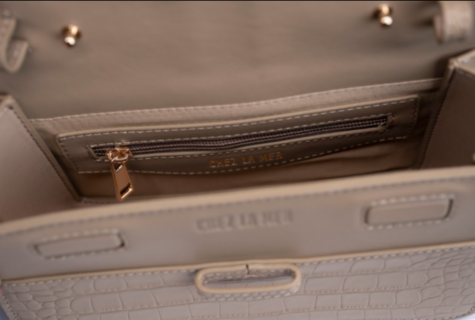 Lille Bag Crocodile Nude