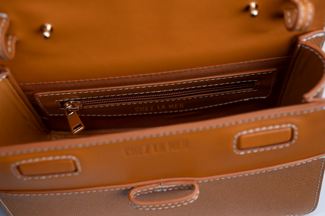 Lille Bag Camel Epsom Leather