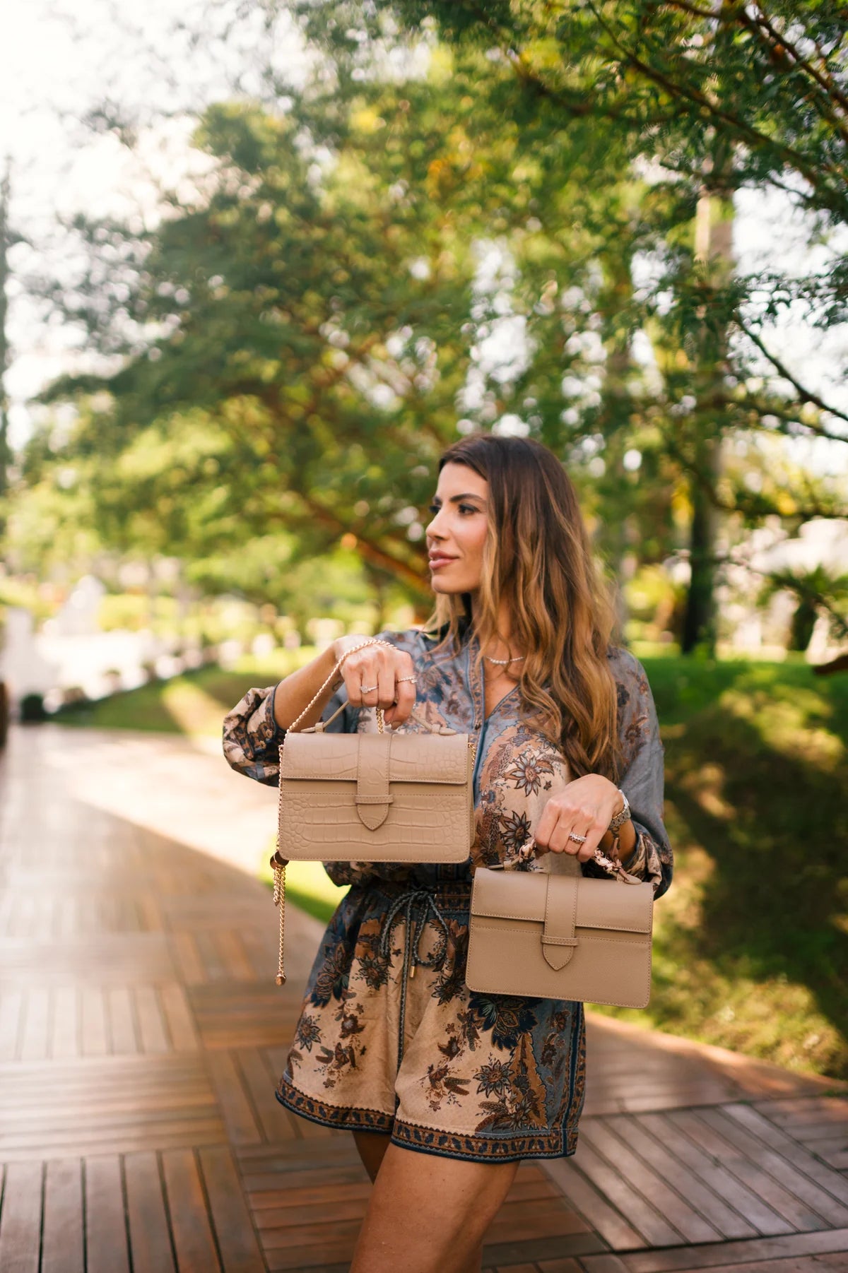 Lille Bag Nude Epsom leather