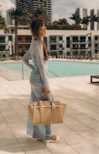 Chez La Mer La Provence Bag Medium Off White