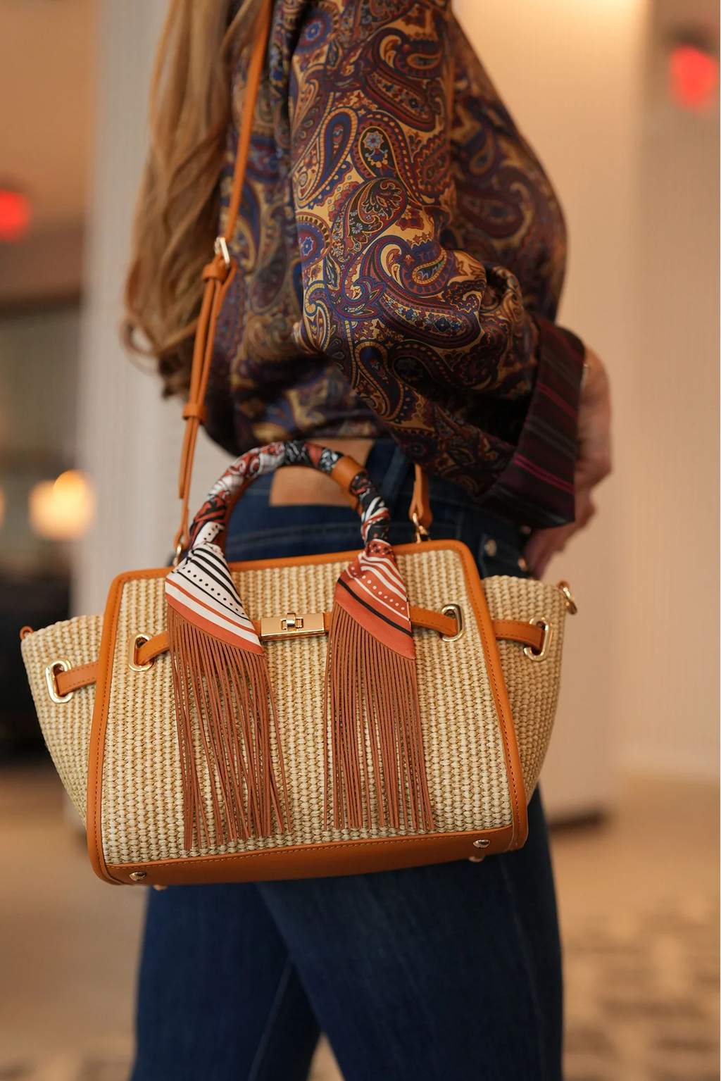 Chez La Mer La Provence Bag Mini Camel