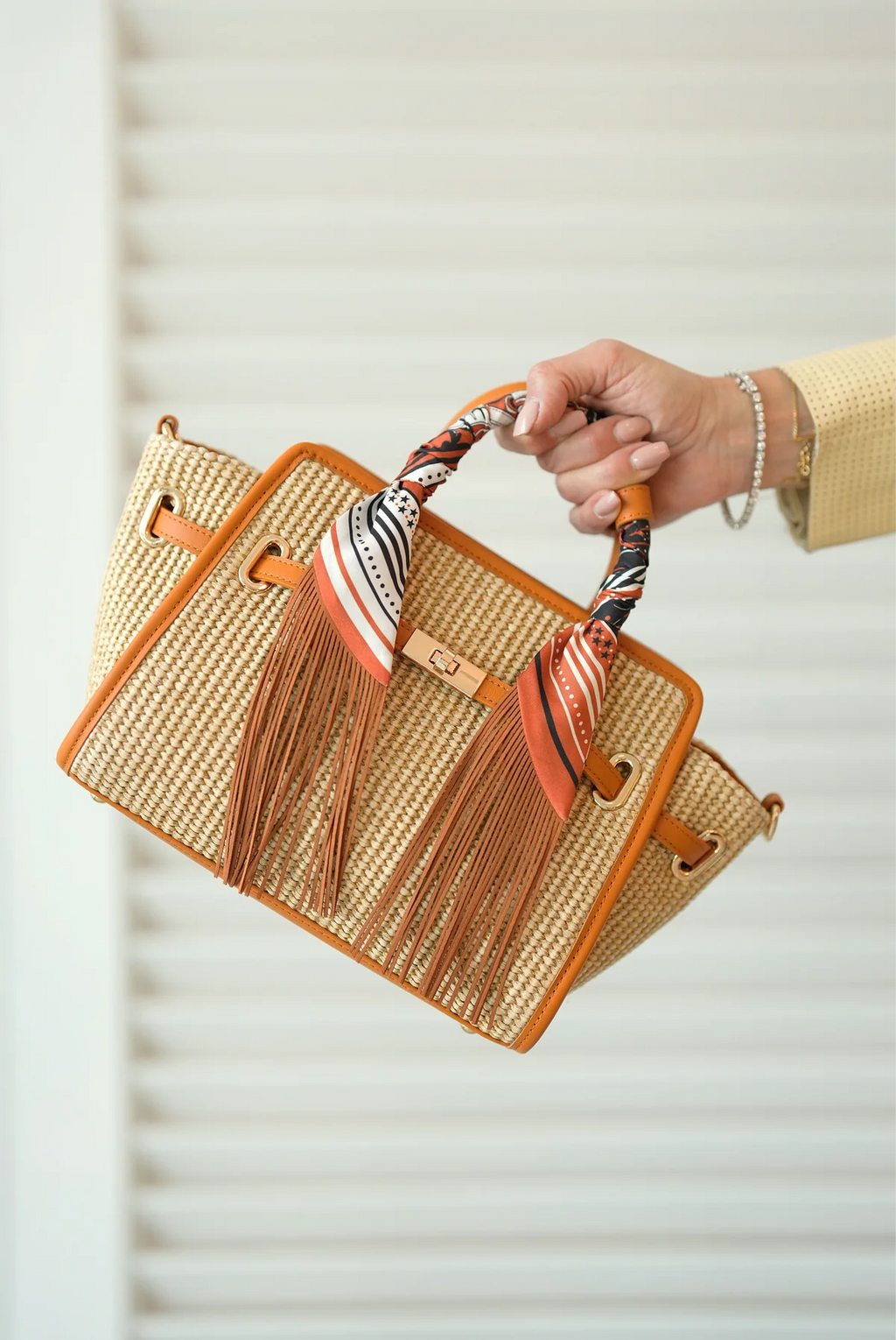 Chez La Mer La Provence Bag Mini Camel