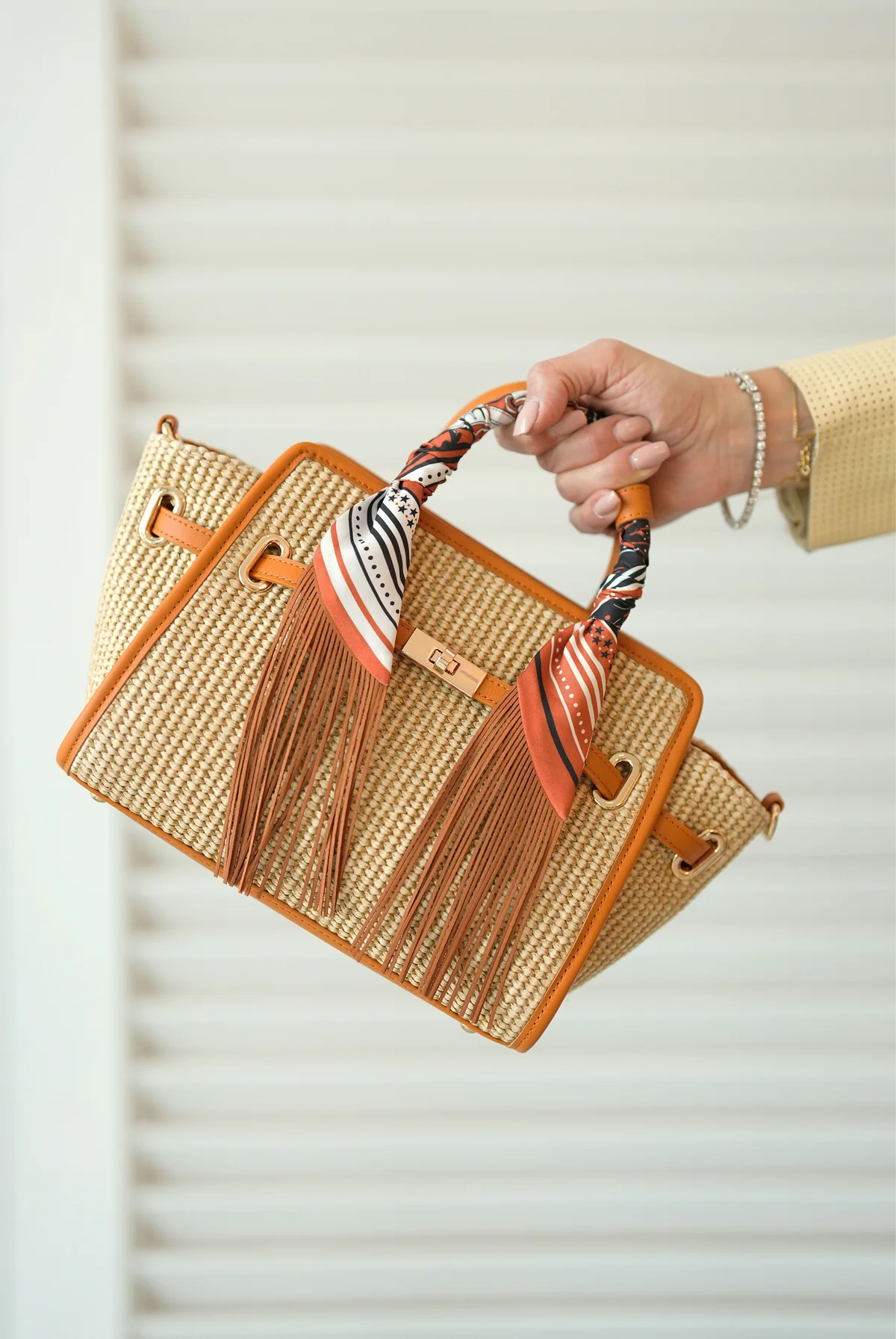 Chez La Mer La Provence Bag Mini Camel