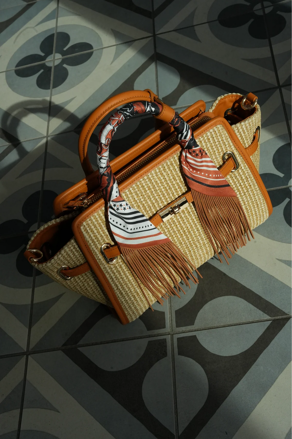 Chez La Mer La Provence Bag Mini Camel