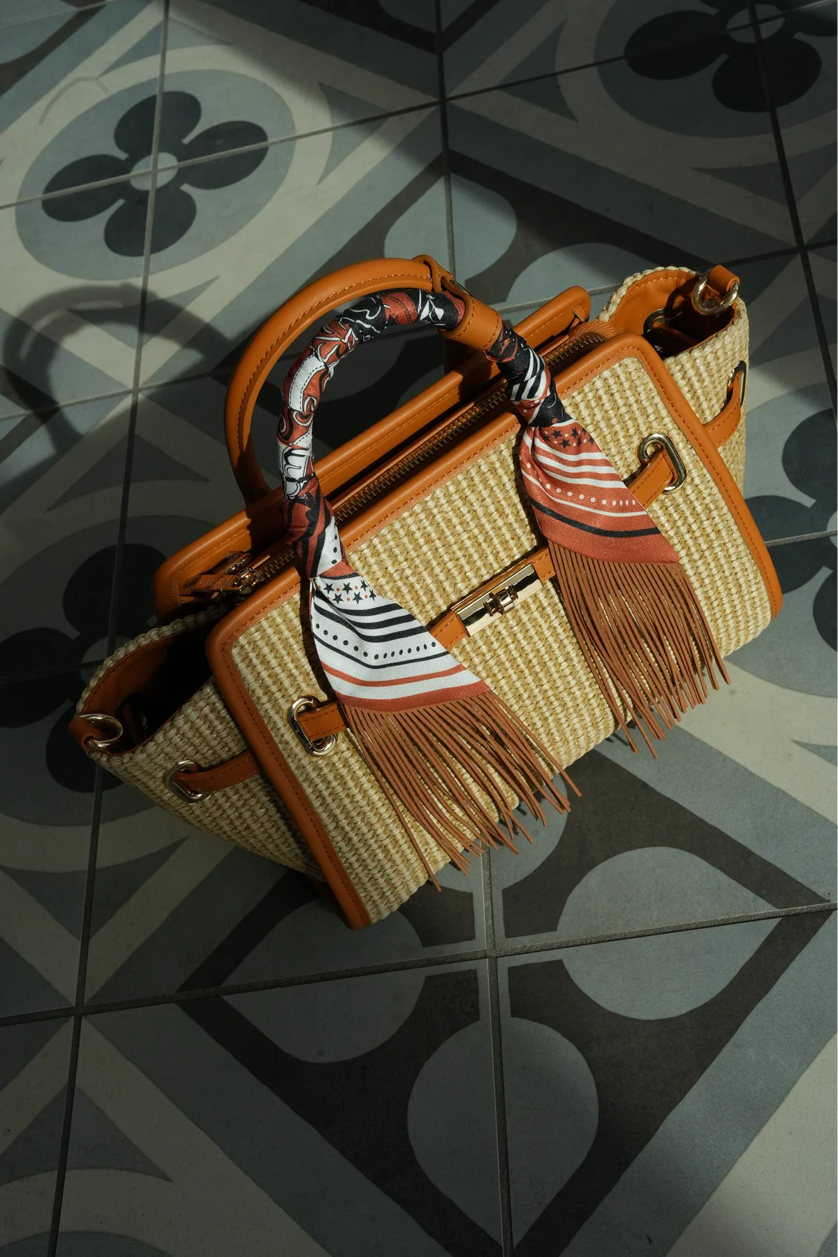 Chez La Mer La Provence Bag Mini Camel