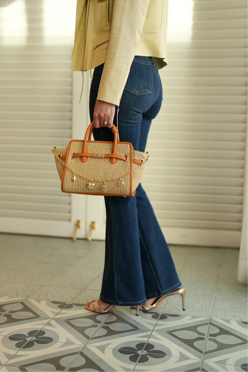 Chez La Mer La Provence Bag Mini Camel
