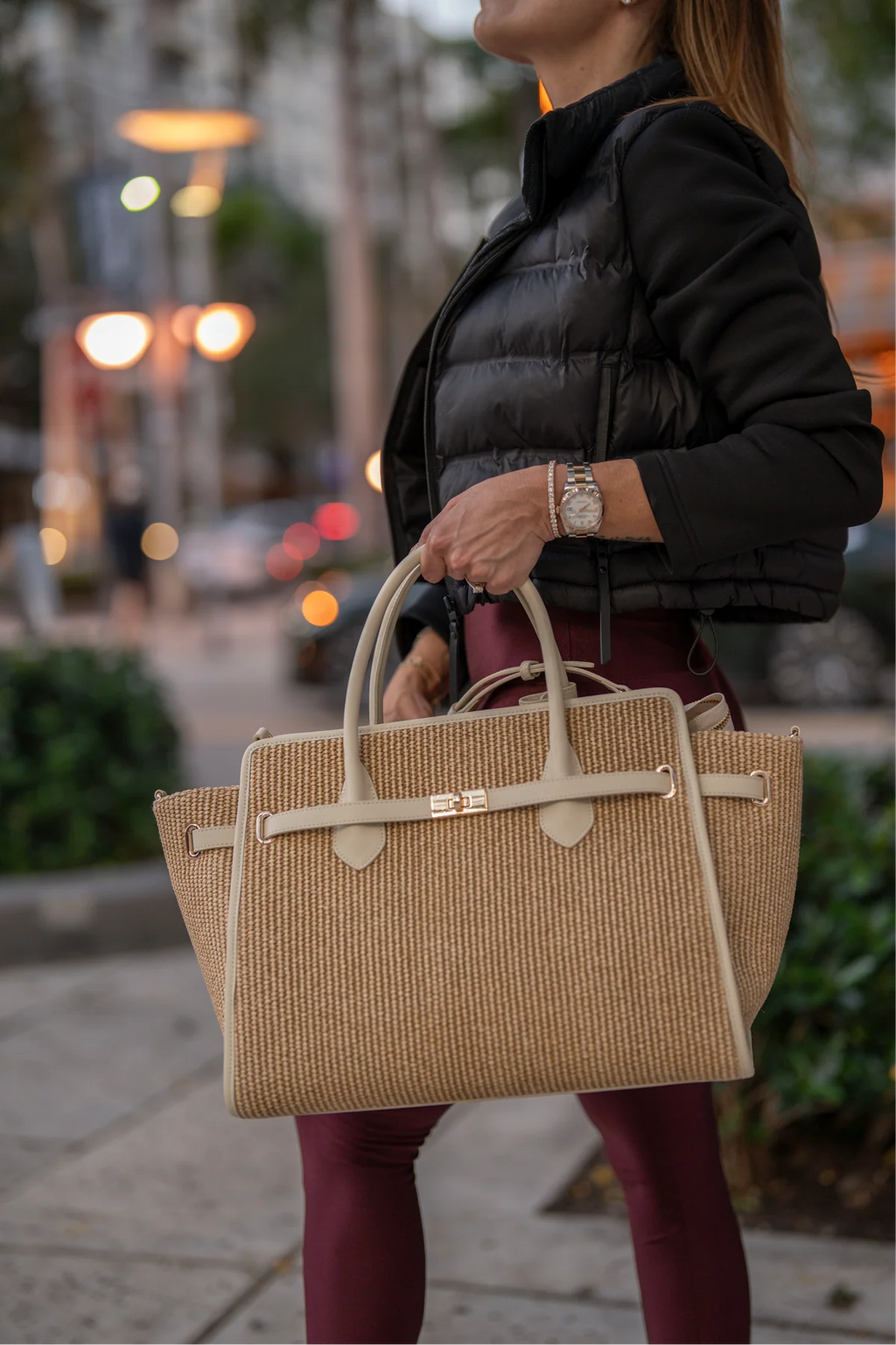 Chez La Mer La Provence Bag Medium Off White