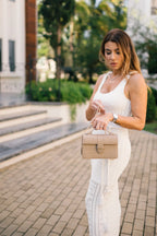 Lille Bag Crocodile Nude