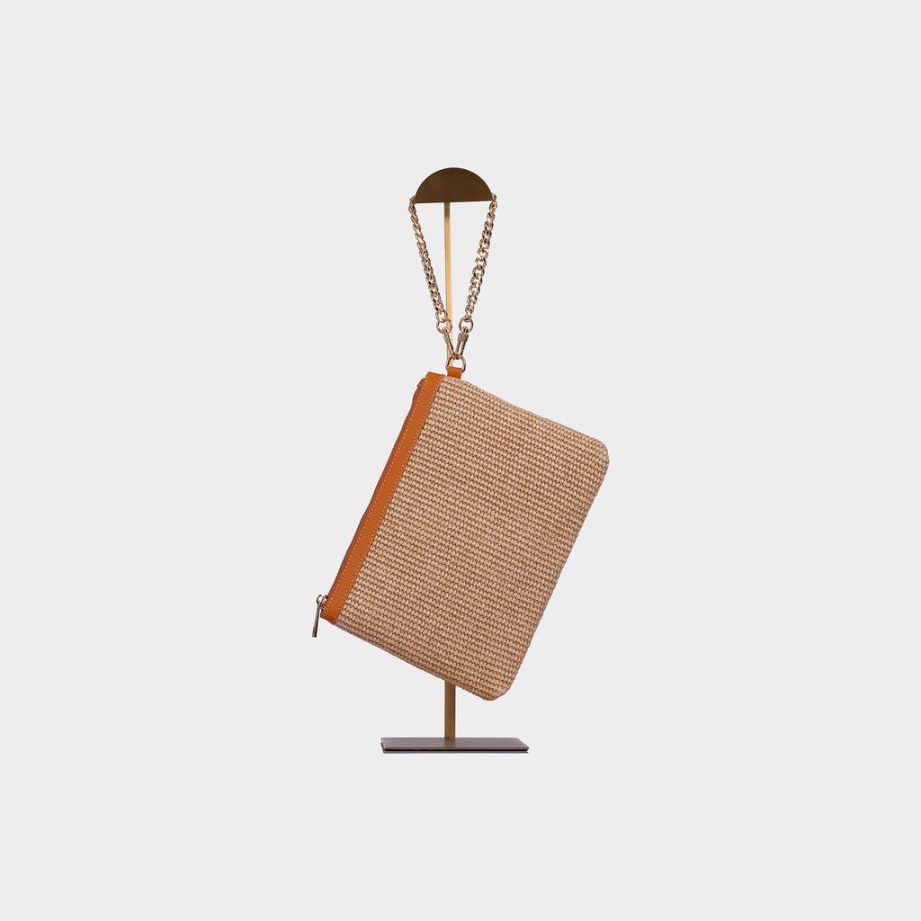 La Provence Clutch Camel