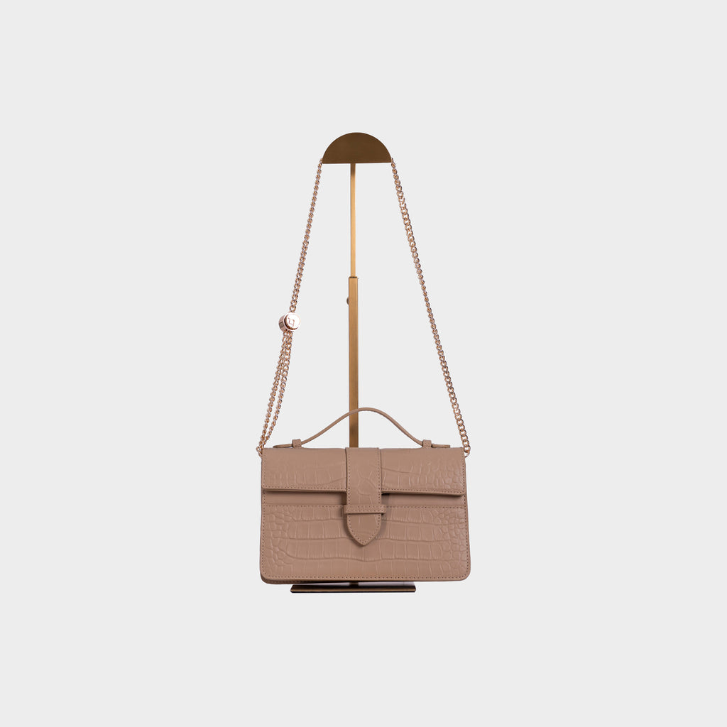 Lille Bag Crocodile Nude