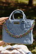 Chez La Mer Saint Tropez mini Bag in Light Denim