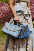 Chez La Mer Saint Tropez mini Bag in Light Denim