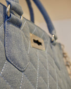 Chez La Mer Saint Tropez medium Bag in Light Denim
