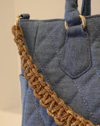 Chez La Mer Saint Tropez mini Bag in Dark Denim