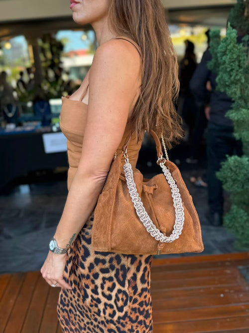 Chez La Mer Bag Méribel Camel small