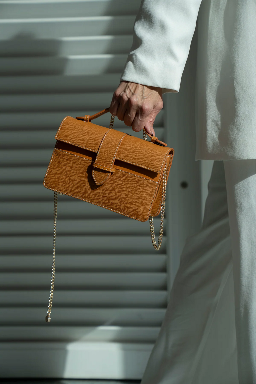 Lille Bag Camel Epsom Leather